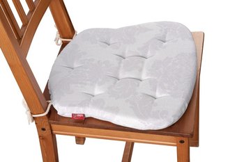 Siedzisko Filip na krzesło DEKORIA Damasco, biały, 41x38x3,5 cm - Dekoria