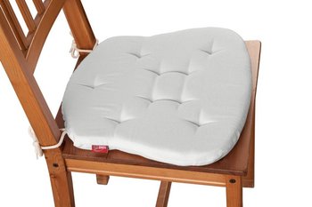 Siedzisko Filip na krzesło DEKORIA Loneta, śmietankowa biel, 41x38x3,5 cm - Dekoria