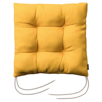 Siedzisko Jacek na krzesło, żółty, 38 × 38 × 8 cm, Loneta - Dekoria