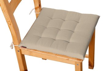 Siedzisko Karol na krzesło DEKORIA Cotton Panama, Caffe Latte, beżowy, 40x40x3,5 cm - Dekoria