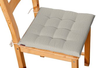 Siedzisko Karol na krzesło DEKORIA Linen, naturalny len, 40x40x3,5 cm - Dekoria