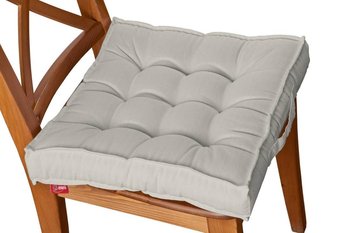 Siedzisko Kuba na krzesło DEKORIA Cotton Panama, jasnoszary, 50x50x10 cm - Dekoria