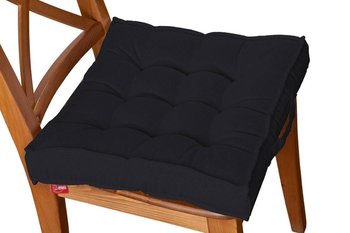 Siedzisko Kuba na krzesło DEKORIA Etna, czarny, 50x50x10 cm - Dekoria