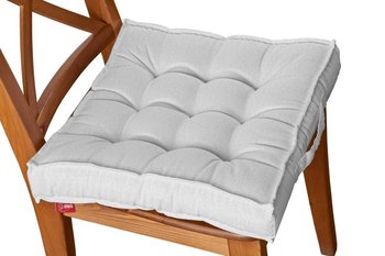 Siedzisko Kuba na krzesło DEKORIA Linen, biały, 40x40x6 cm - Dekoria