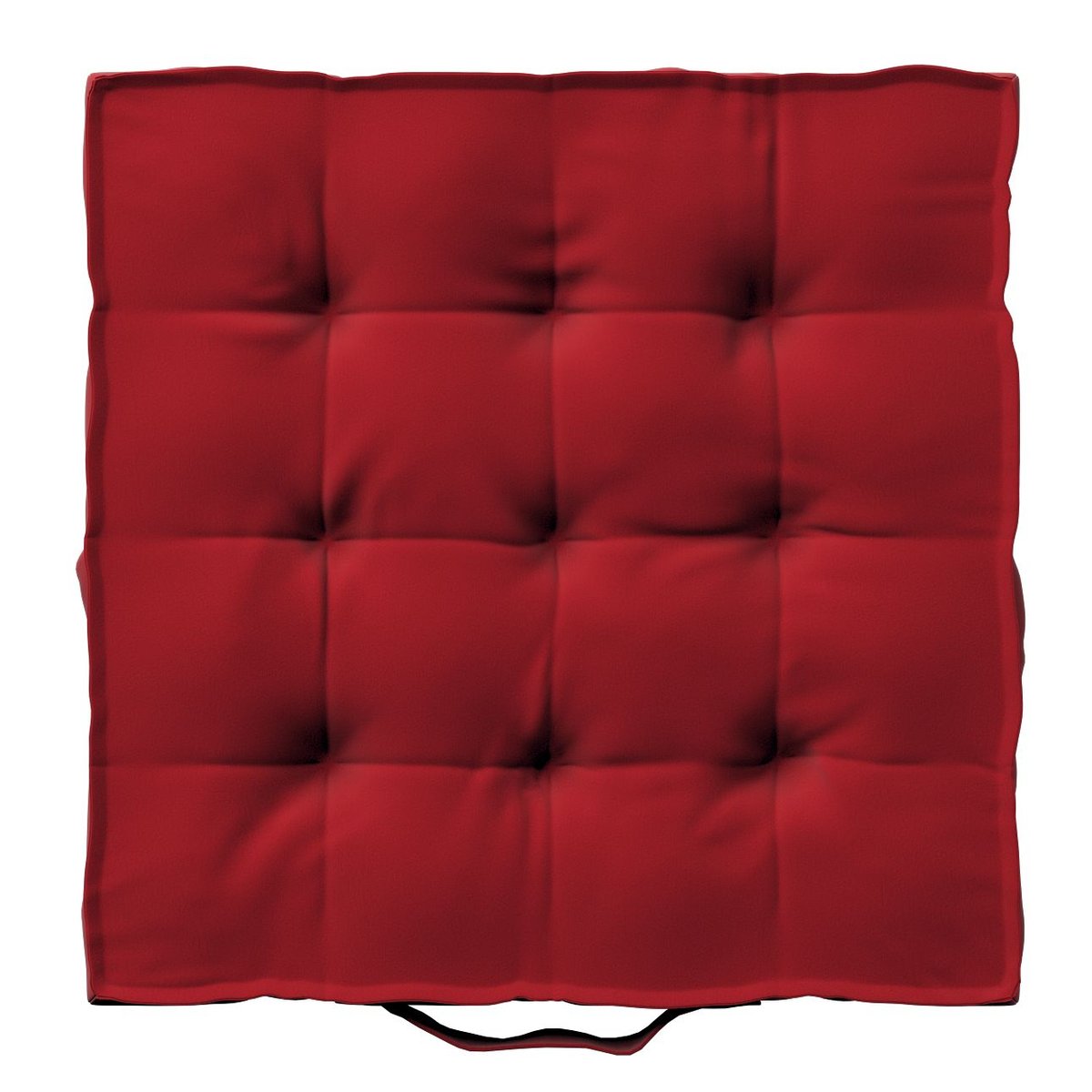 Siedzisko na krzesło KUBA Velvet, intensywna czerwień, 40 × 40 × 6 cm