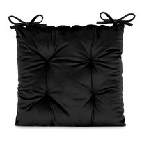 Siedzisko poduszka na krzesło 40x40 Aleksa wygodna czarna