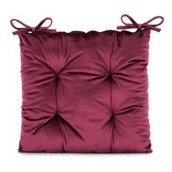 Siedzisko poduszka na krzesło 40x40 Aleksa wygodna czerwona - Amelia Home