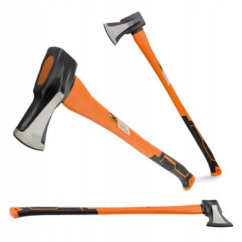 Siekiera fiberglass 2000g rozłupująca trzonek z włókna szklan. 900mm 50HRc - inna (Inny)