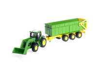 Siku, model Traktor Deere z przyczepą