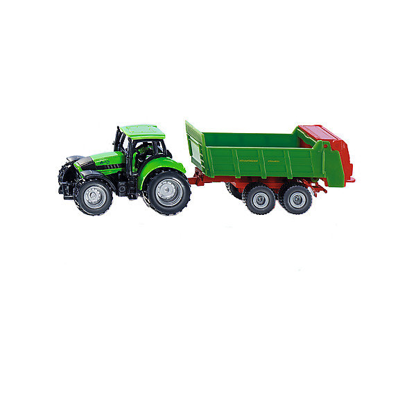 Siku, model Traktor Deutz z przyczepą