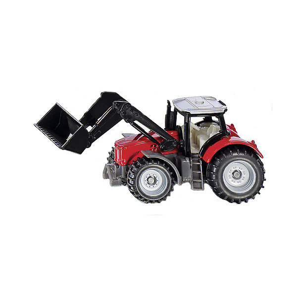 Siku, model Traktor Massey Ferguson z przednią ładowarką