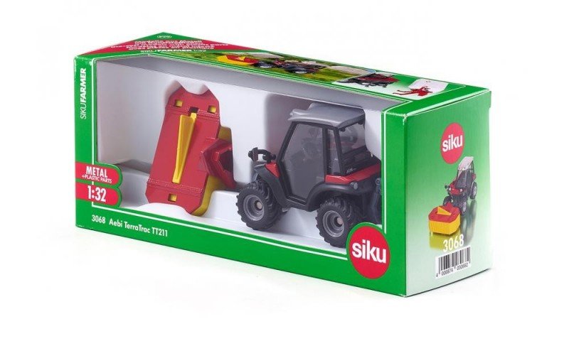 Siku, pojazd Aebi Terra Trac TT211 z kosiarka