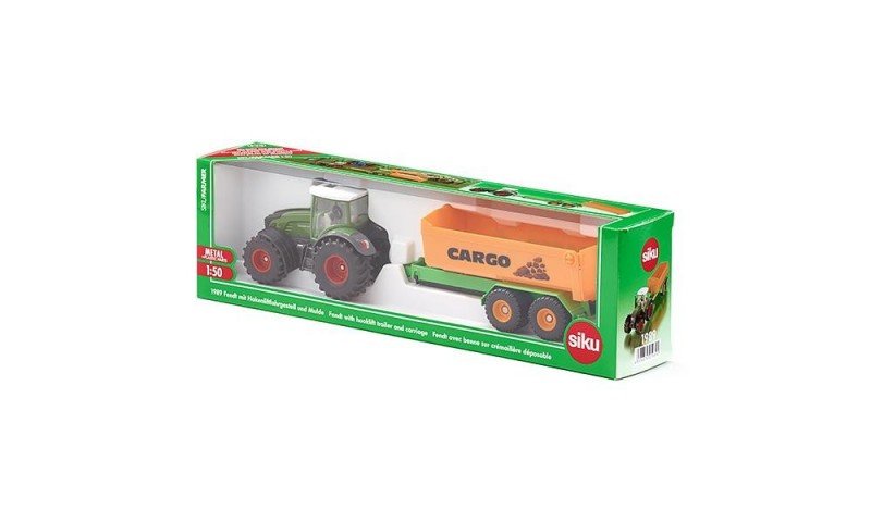 Siku, traktor z podnośnikiem
