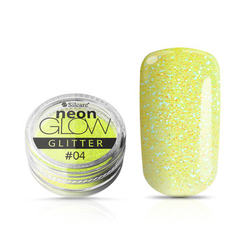 Silcare, Brokat do paznokci, Neon Glow 04, 3g - Silcare