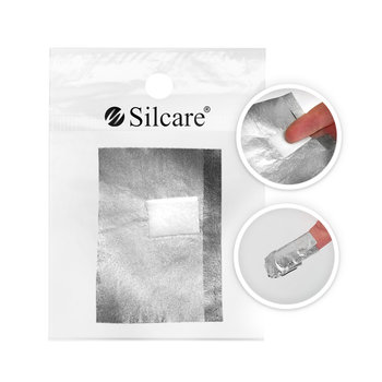 Silcare Folia aluminiowa płatki do usuwania hybryd 10 szt. - Silcare