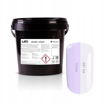 Silcare, Żel Budujący High Light LED Violet, 1000g - Silcare