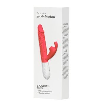 Silicone Masażer Intymny 7 Vibration Modes -10 Thrusting And7 Flapping - Boss of Toys