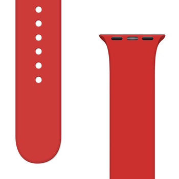 Silicone Strap APS silikonowa opaska do Watch 8 / 7 / 6 / 5 / 4 / 3 / 2 / SE (41 / 40 / 38mm) pasek bransoleta do zegarka czerwony - Hurtel