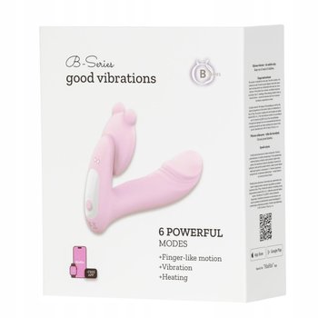 Silicone vibrator 3 speeds, 6 frequenciesFinger function, Heating + APP con - Boss of Toys