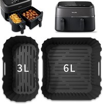 SILIKONOWA FOREMKA DO FRYTKOWNICY BEZTŁUSZCZOWEJ WKŁAD AIR FRYER PHILIPS inna (Inny)