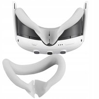Silikonowa Ochrona Na Twarz Etui Do Oculus Quest 3 Meta Vr Osłona Biała DXS