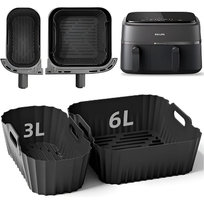Silikonowa podwójna FORMA do frytkownicy beztłuszczowej AIR FRYER PHILIPS Inna marka