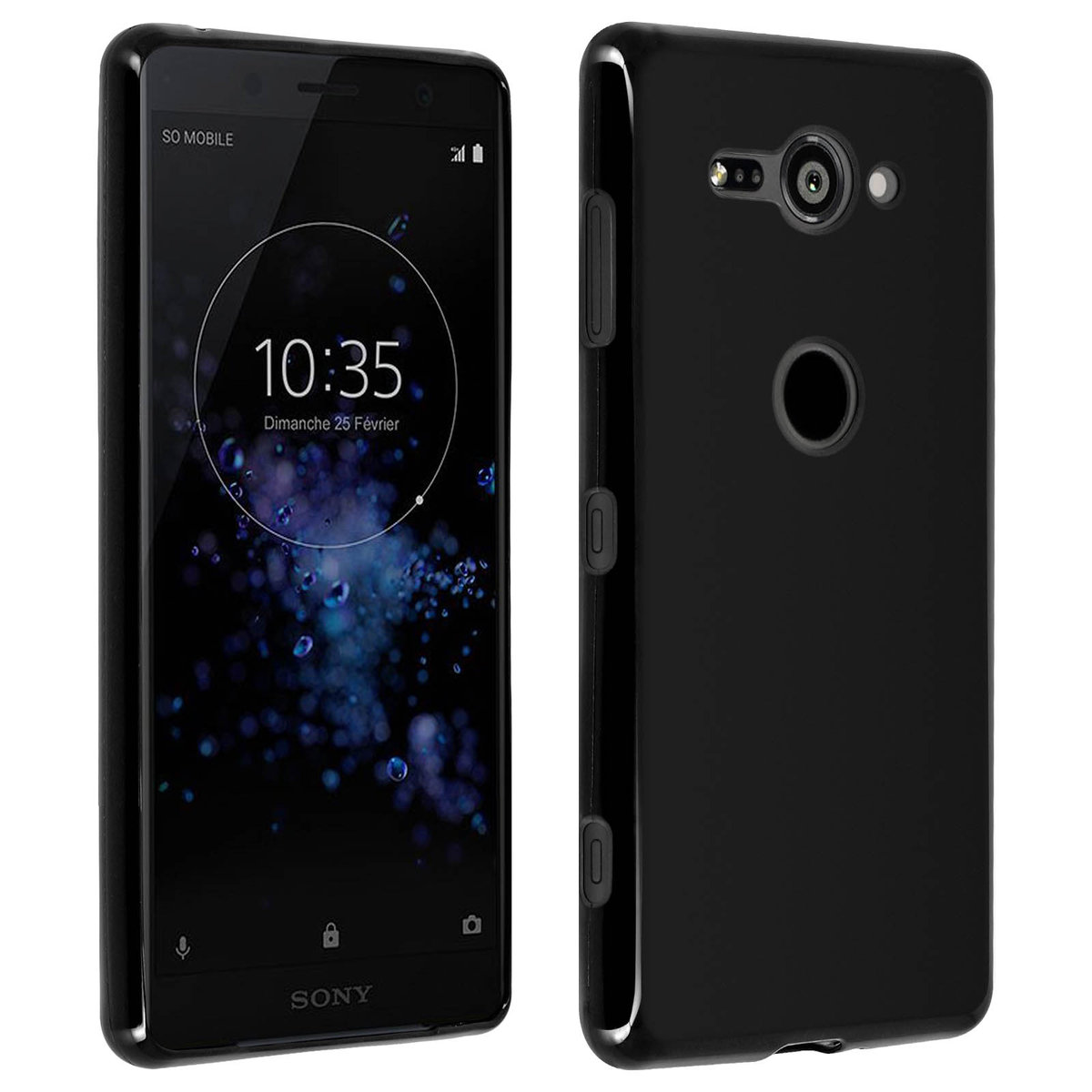 Silikonowe Etui B Yszcz Ca I Matowa Tylna Obudowa Do Sony Xperia Xz Compact Czarna Avizar