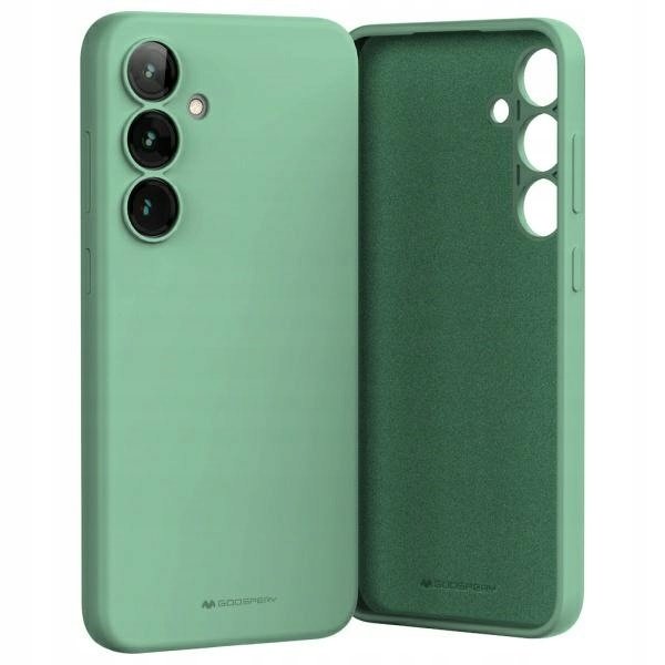 Mercury Mercury Zielony Silikonowe Etui Case Do Galaxy A16, Lekka Obudowa, Case Mikrofibra