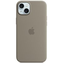 Silikonowe etui z MagSafe do iPhone 15 (Popielaty Brąz)y Apple
