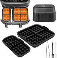 Moule Pain Airfryer Lot 22 Accessoires Friteuse Air Philips Dual Basket 3000/5000 Series 6L/3L – Moules Silicone, Grille, Brochettes, Moule Pain, Cupcakes & Plus Moule Pain Airfryer Lot 22 Accessoires Friteuse Air Philips Dual Basket 3000/5000 Series 6L/3L – Moules Silicone, Grille, Brochettes, Moule Pain, Cupcakes & Plus