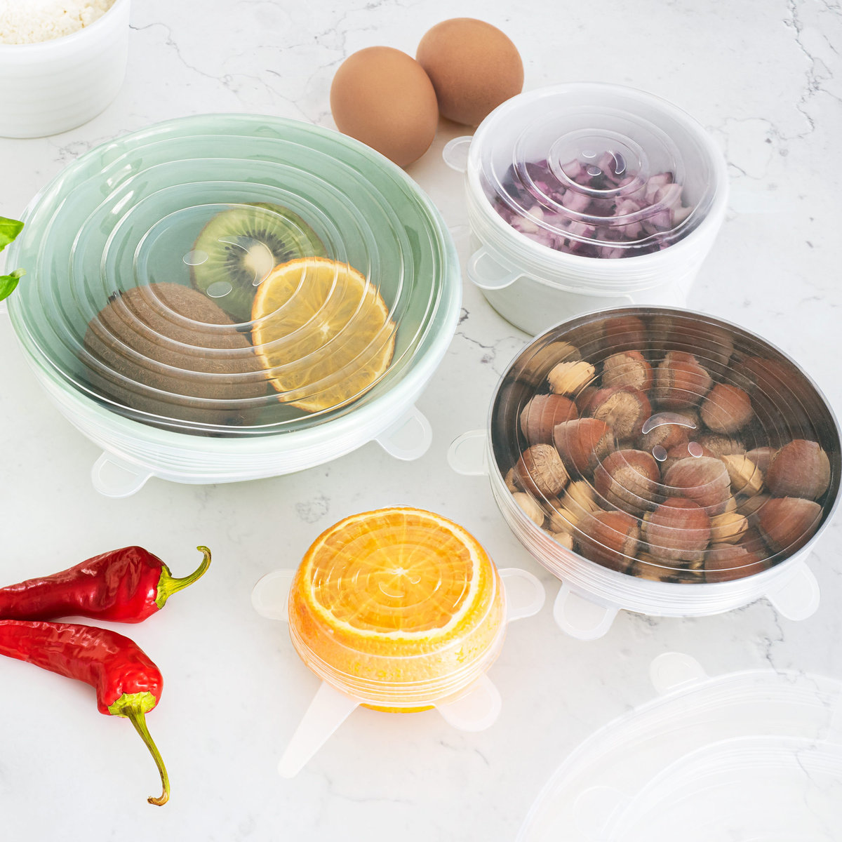 Silikonowe pokrywki-Zdjęcie-0