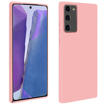 Silikonowe Półsztywne Etui Samsung Galaxy Note 20, Miękkie W Dotyku Matowe Wykończenie - Różowe - Avizar