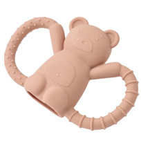 Silikonowy gryzak dla niemowląt Liewood Mr. Bear miś, który przynosi ulgę