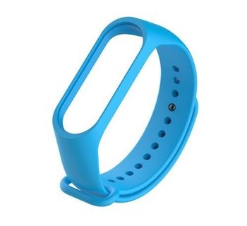 Silikonowy pasek do Xiaomi Mi Band 5/ Xiaomi Mi Band 6 - jasno niebieski - Xiaomi