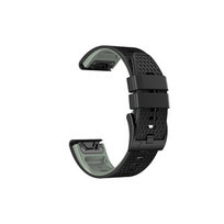 Silikonowy pasek do zegarka Garmin Fenix 7/7x/6/6x Black+Grey