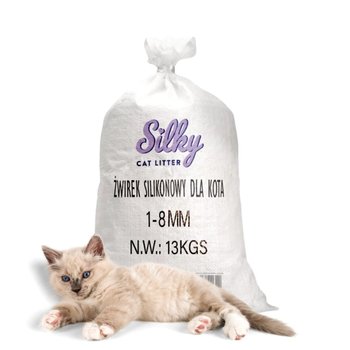 SILKY Żwirek silikonowy dla kota 13kg - Silky