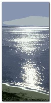 Silver Sea plakat obraz 50x100cm - Wizard+Genius