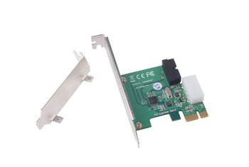 SilverStone EC03 (SST-EC03S-P) PCI express card w. USB 3.0 internal connector and Front IO - Silverstone