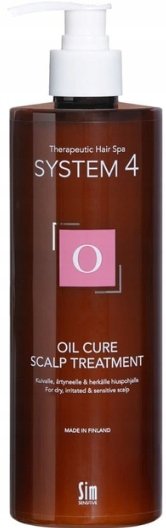 Sim Sensitive System 4 O Oil Cure Scalp Treatment maska na łupież 500 ...