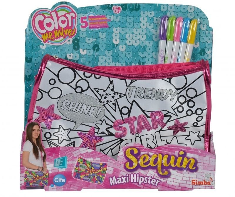 Simba, Color Me Mine, torebka cekinowa Maxi Hipster Star Girl