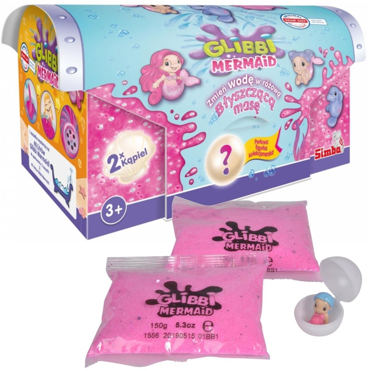 Simba Glibbi Mermaid błyszcząca masa żelkowa z figurką