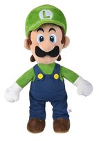 Simba Luigi Pluszowy 50 cm, Super Mario, miękki i przyjemny materiał, w 100% oryginalny, odpowiedni dla wszystkich grup wiekowych (109231014) Inna marka
