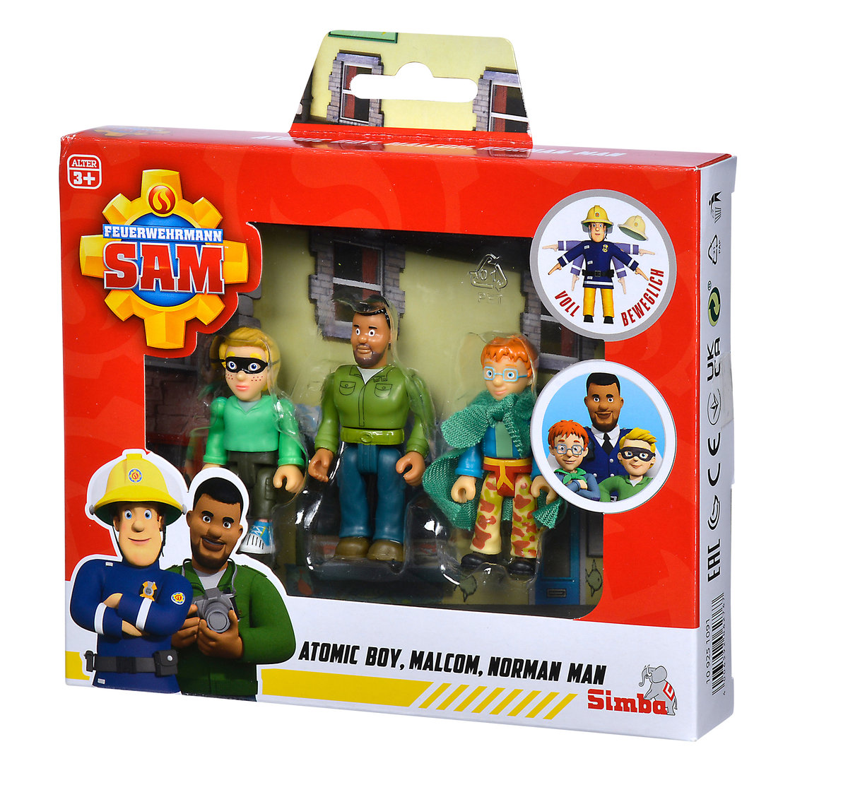 Simba, Strażak Sam, Zestaw 3 figurek