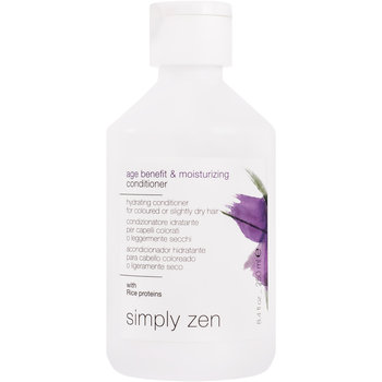 Simply Zen, Age Benefit & Moisturizing Conditioner, Nawilżająca odżywka do włosów suchych i farbowanych z pantenolem, 250 ml - Simply Zen