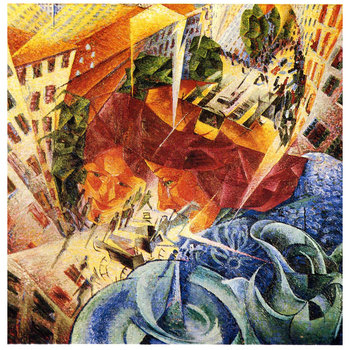 Simultaneous Visions - Umberto Boccioni 60x60 - Legendarte