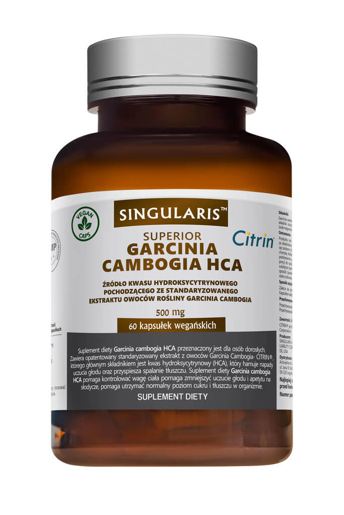 Фото - Вітаміни й мінерали Singularis Superior Garcinia Cambogia HCA, suplement diety, 60 kapsułek