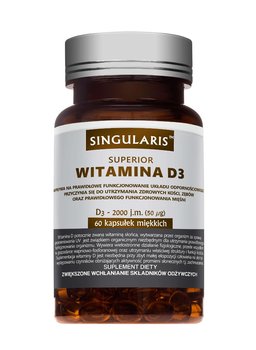 Singularis Superior, Witamina D3 2000 IU, Suplement diety, 60 kaps. - Singularis Superior