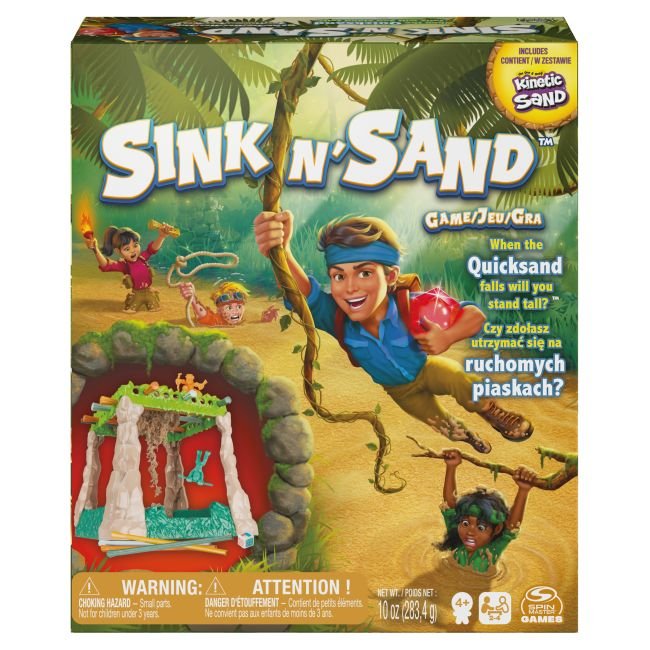 Sink N Sand - Ruchome Piaski, gra planszowa, Spin Master