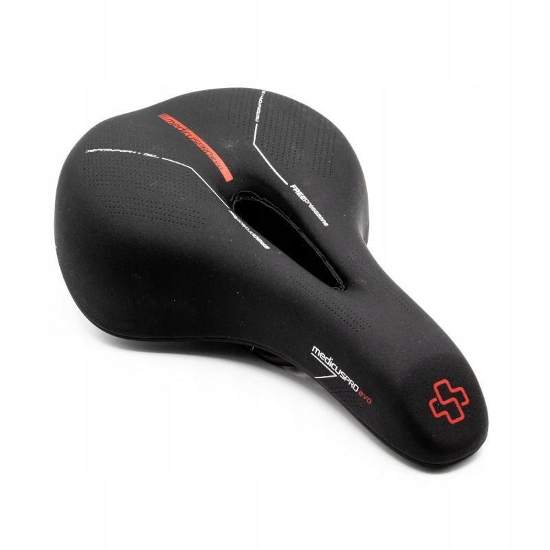 Selle Wittkop MEDICUS PRO EVO 1.0 - Confort Gel & Mémoire De Forme Pour Vélo Trekking, Largeur 170mm