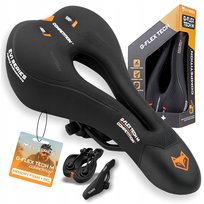 SIODEŁKO ROWEROWE żelowe WYGODNE SIODŁO ROWER miękkie antywstrząsowe MTB M